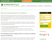 Tablet Screenshot of blog.artificialturfsupply.com